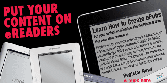 Put Your Contents on eReaders (advertisement)